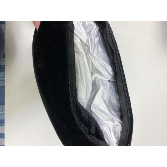 2x Rae Dunn Hocus Pocus Black Feather Filled Throw Pillow Bundle Lot of 2 - Picture 6 of 9